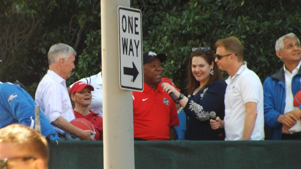 Houston Mayor Sylvester Turner welcoming the crowd.