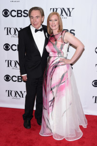 NEW YORK, NY - JUNE 12: American Theatre Wing President Heather A. Hitchens (R) and Composer Andrew Lloyd Webber attends 70th Annual Tony Awards - Press Room at Beacon Theatre on June 12, 2016 in New York City. (Photo by Dimitrios Kambouris/Getty Images for Tony Awards Productions) *** Local Caption *** Heather A. Hitchens;Andrew Lloyd Webber